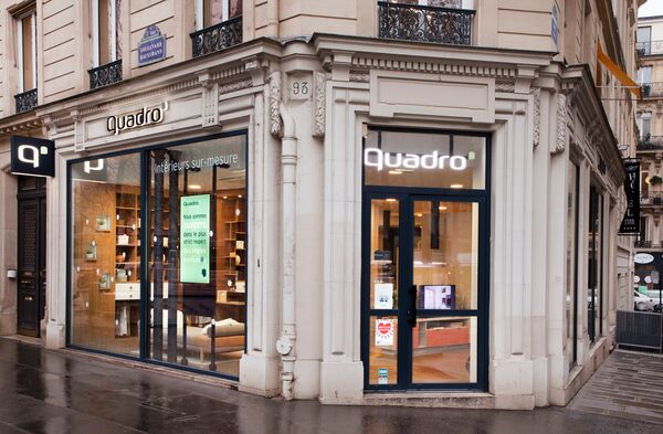 QUADRO : the entire store network adopts the new brand identity